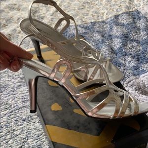 Silver heels